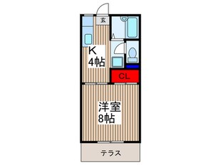 サニモールの物件間取画像